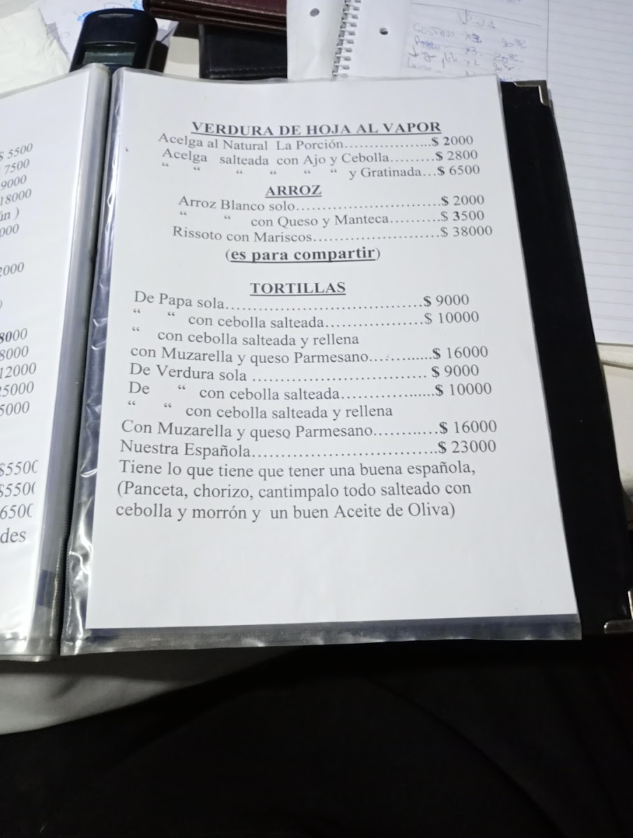 Menu Lo De Cholo - Restaurante De Pastas Con Reservas-1