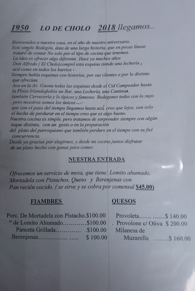 Menu Lo De Cholo - Restaurante De Pastas Con Reservas-10