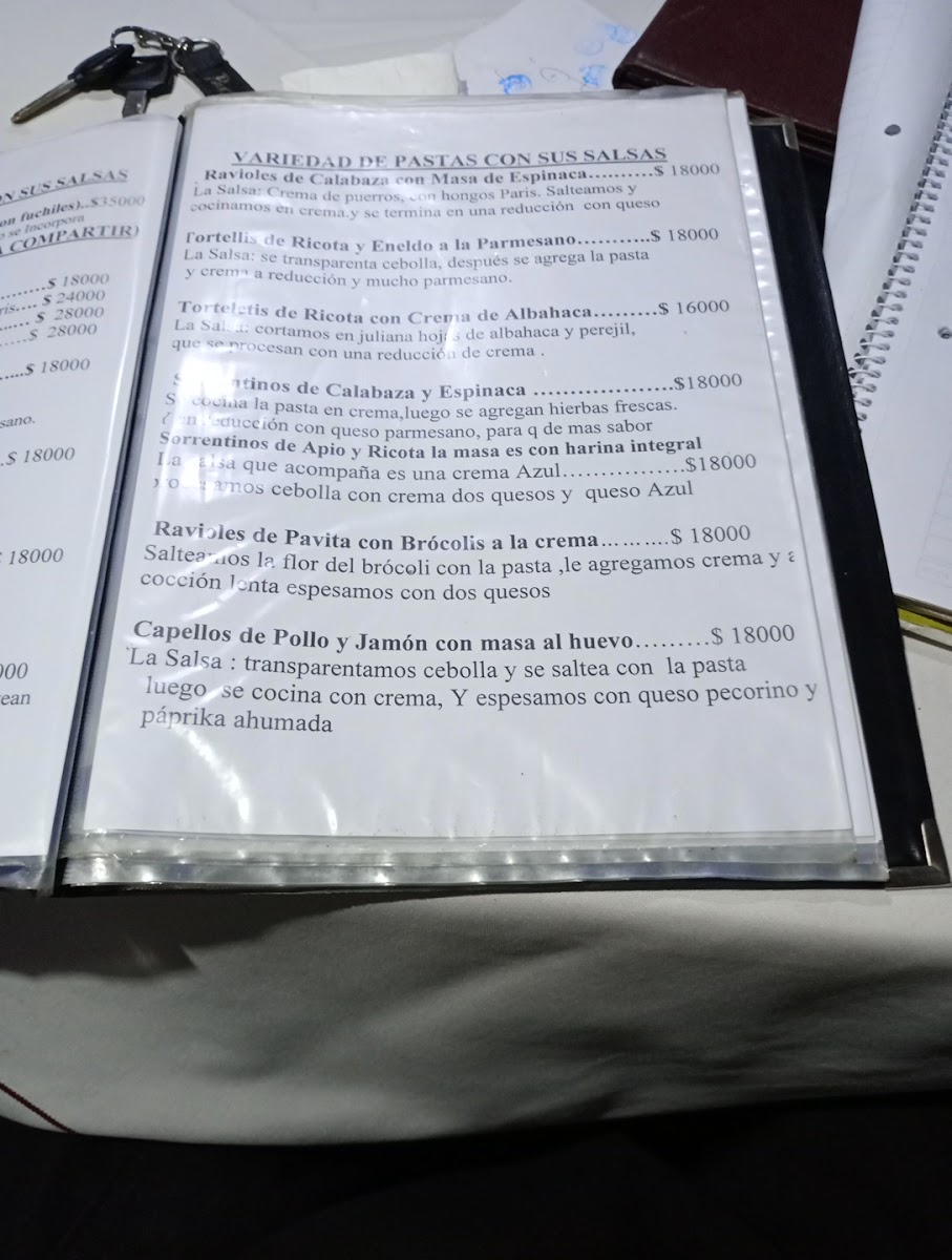 Menu Lo De Cholo - Restaurante De Pastas Con Reservas-3