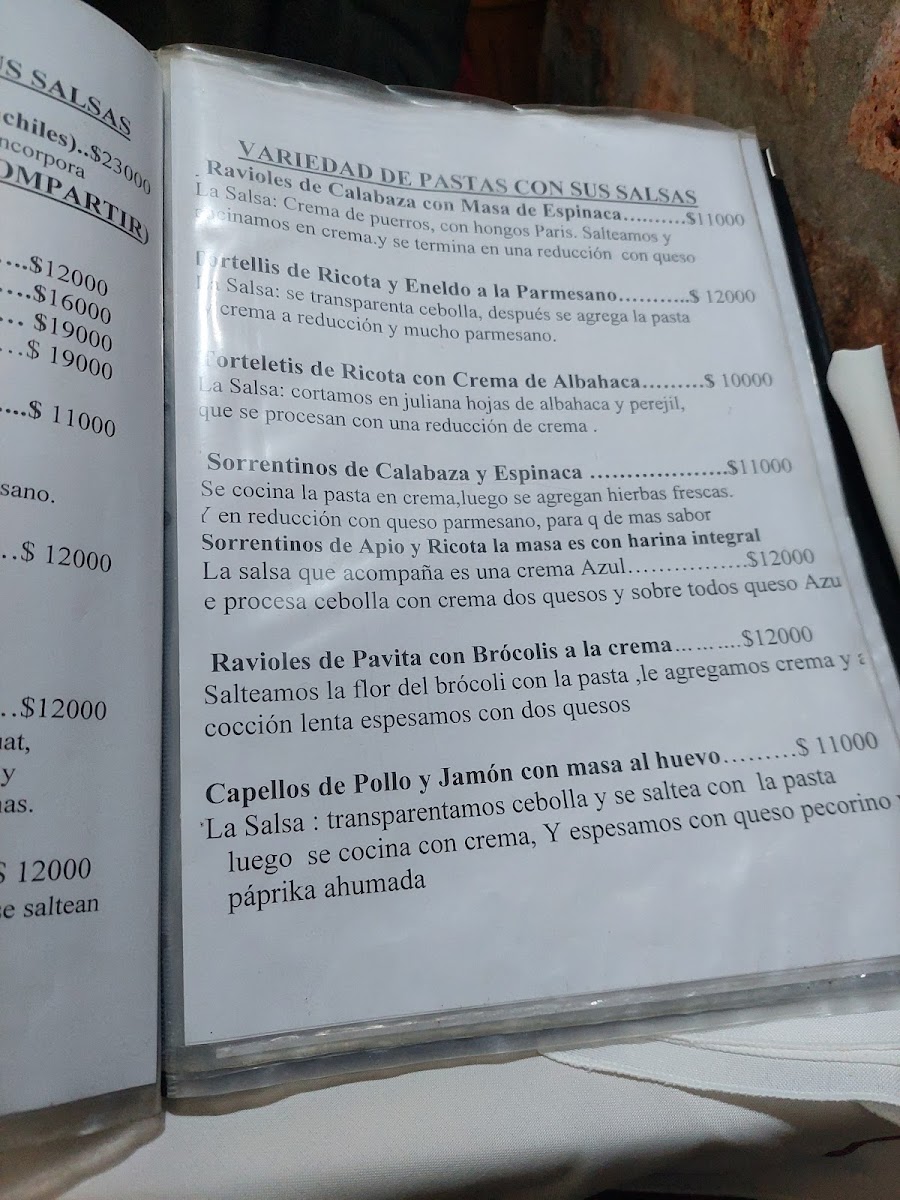 Menu Lo De Cholo - Restaurante De Pastas Con Reservas-6
